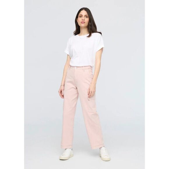 Duer Women's Lux Twill Wide Leg Cargo Pants - Picture 10 of 11